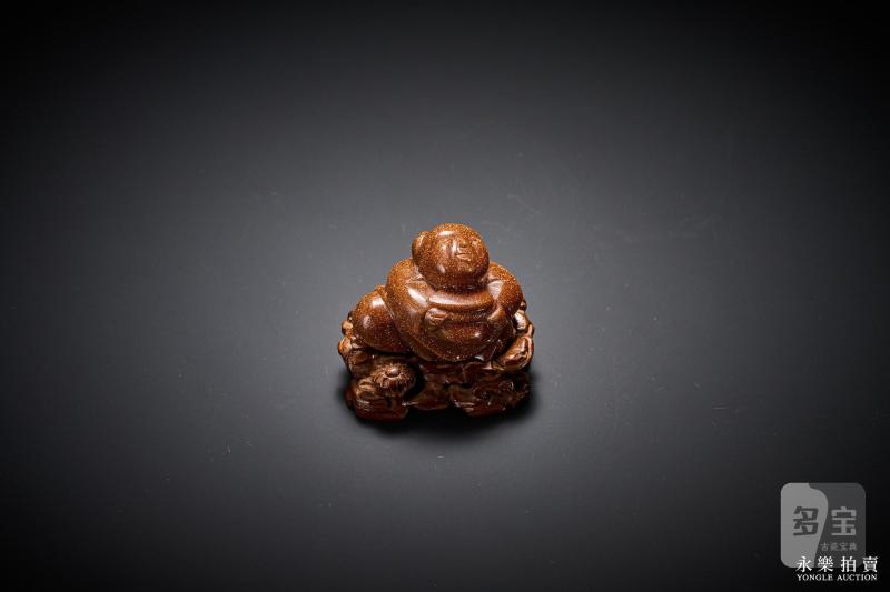 清乾隆 金星玻璃雕童子 - 图5